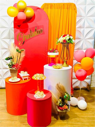 Z - Pink Com Laranja (Box 146) - NUBIA FESTAS