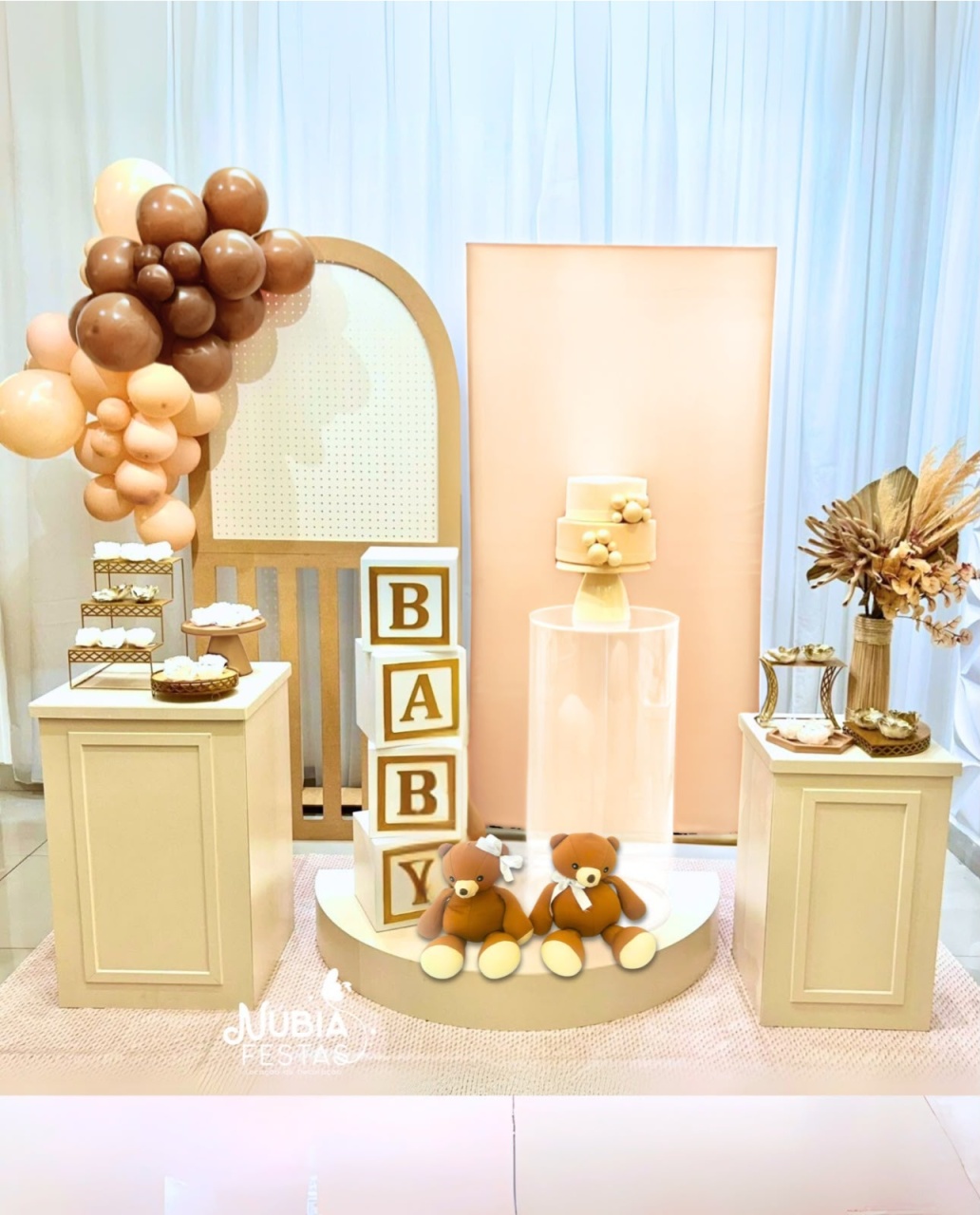 Cha de Bebe Boho - NUBIA FESTAS