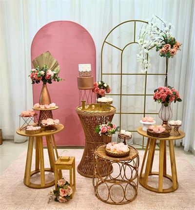 A - Rose Gold Comemorações Do Amor (Box 208) - NUBIA FESTAS