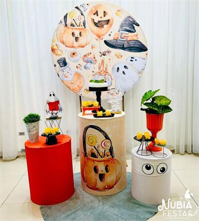 Z - Halloween Aquarelado (Box 71) - NUBIA FESTAS