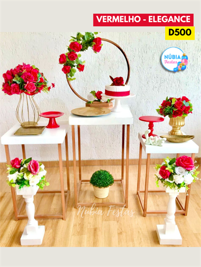 Vermelho Elegance (Box 267) - NUBIA FESTAS
