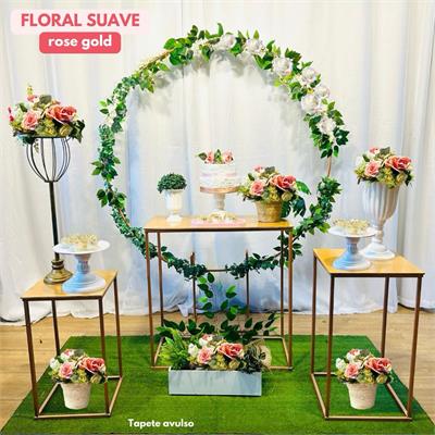 A - Floral Suave Rose Gold (Box 68) - NUBIA FESTAS