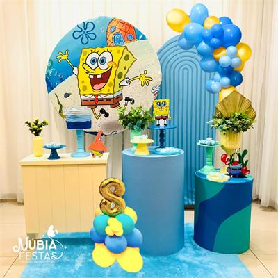 Bob Esponja Azul Bb (Box 304) - NUBIA FESTAS