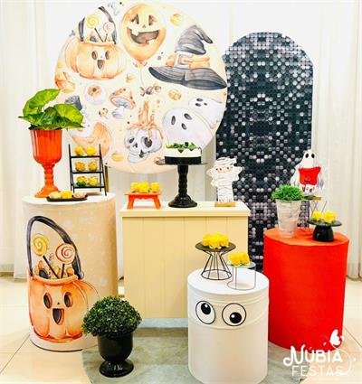 A - Halloween Aquarelado (Box 73)  - NUBIA FESTAS