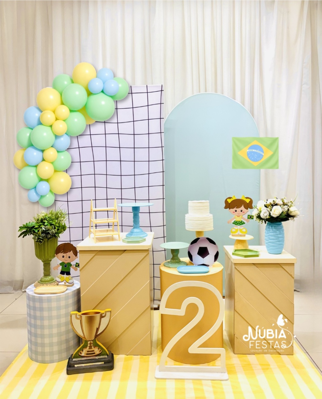 A - Decoração Copa Color Candy - NUBIA FESTAS