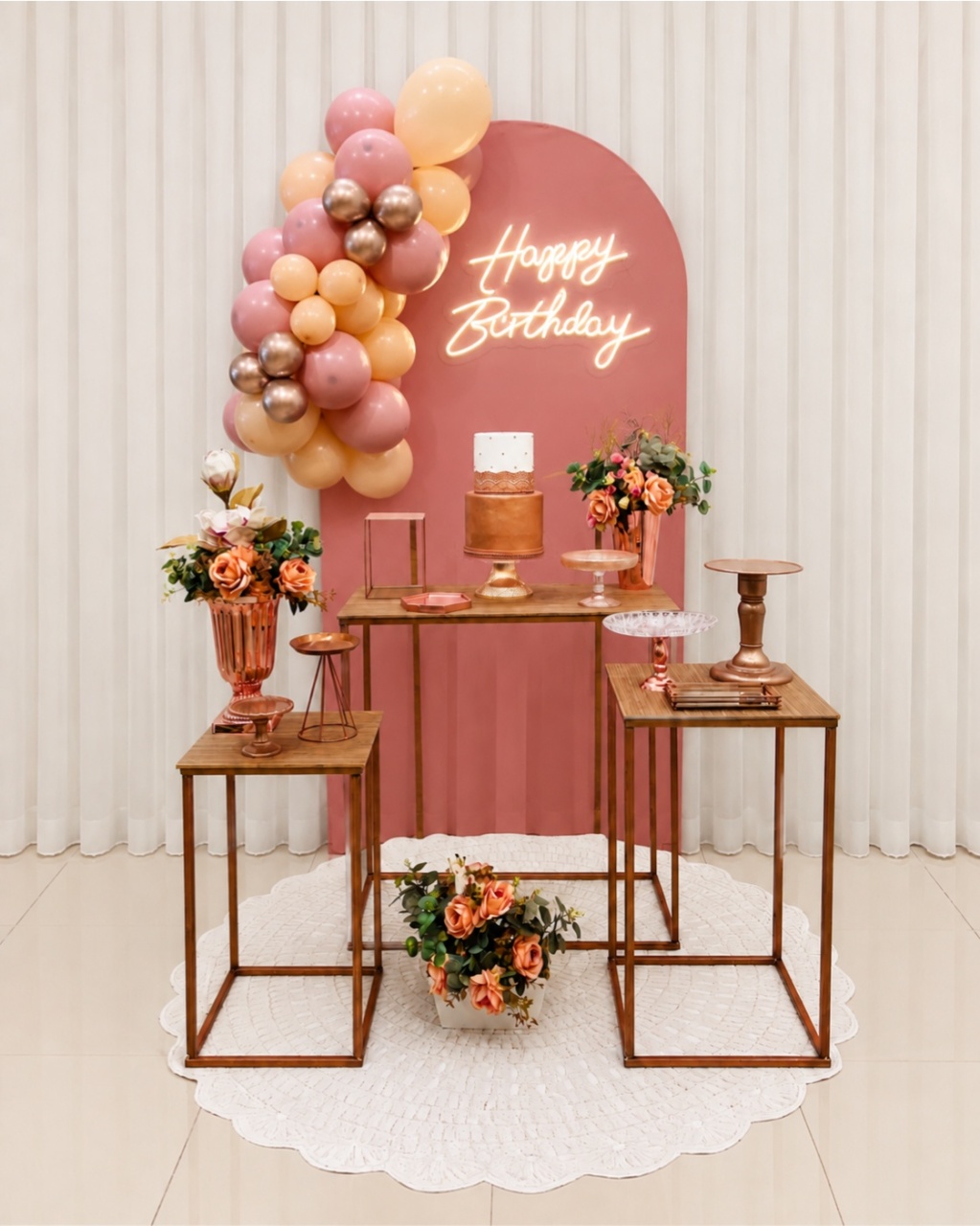 Rose Gold Sofisticado - NUBIA FESTAS