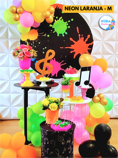 Z - Neon Laranja (Box 42)  - NUBIA FESTAS