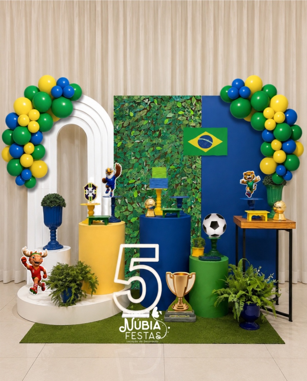 A - Decoração Copa - NUBIA FESTAS