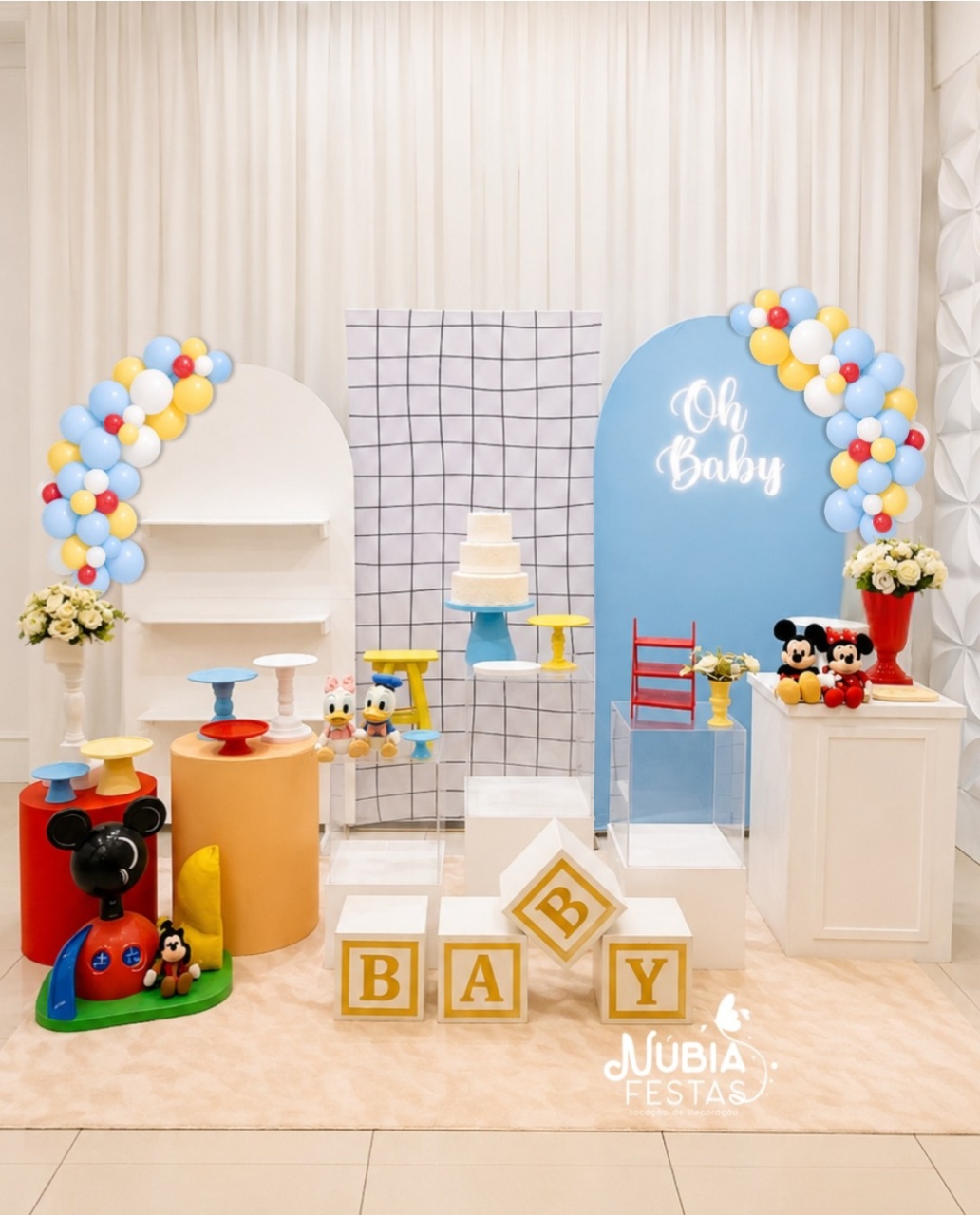 A - Oh Baby Mickey - NUBIA FESTAS