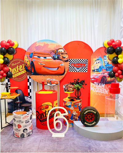 A - Carros Mcqueen  - NUBIA FESTAS