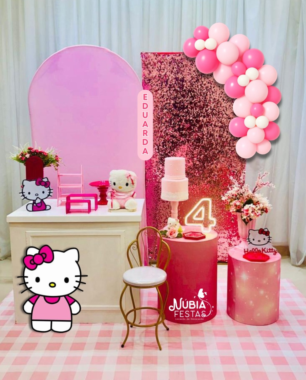 A - Hello Kitty  - NUBIA FESTAS
