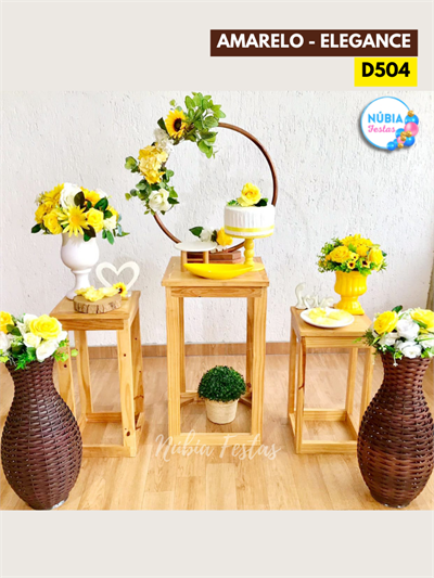 Z - Amarelo Elegance (Box 150) - NUBIA FESTAS
