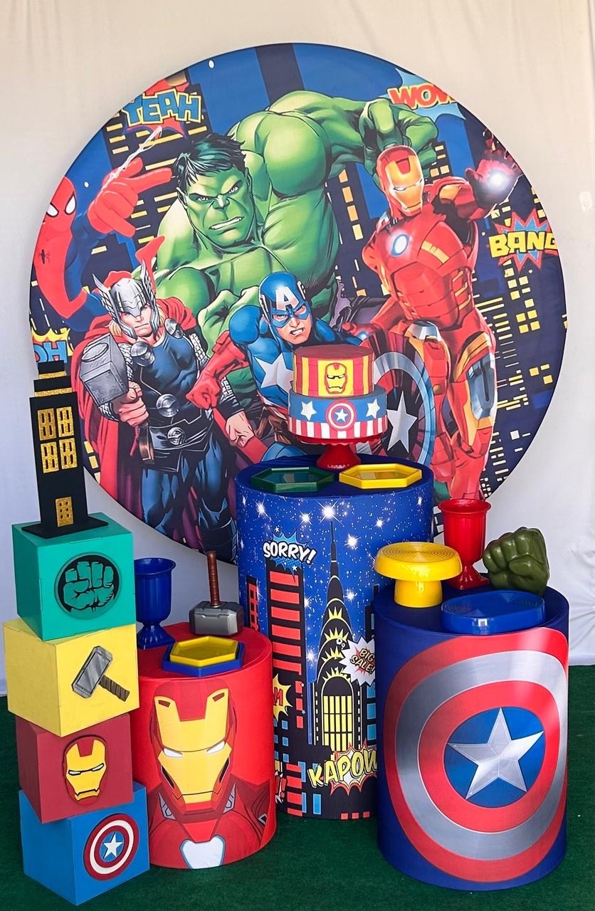 Vingadores Kit Essencial - Colorfest Festa