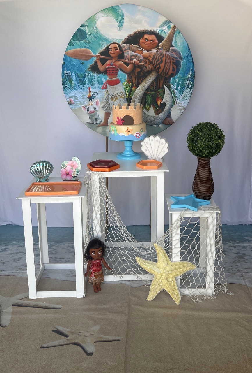 Moana Festa Fácil  - Colorfest Festa