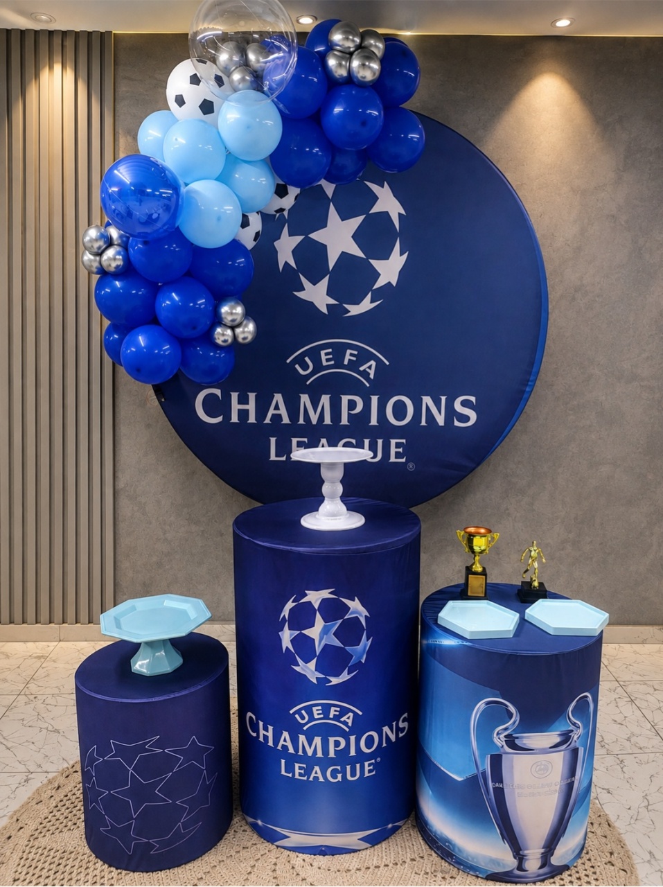 Painel Champions League - Guibella Pegue e Monte