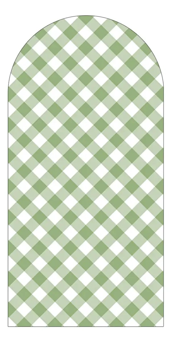 Capa de Romano Xadrez Verde - FABY FESTAS 