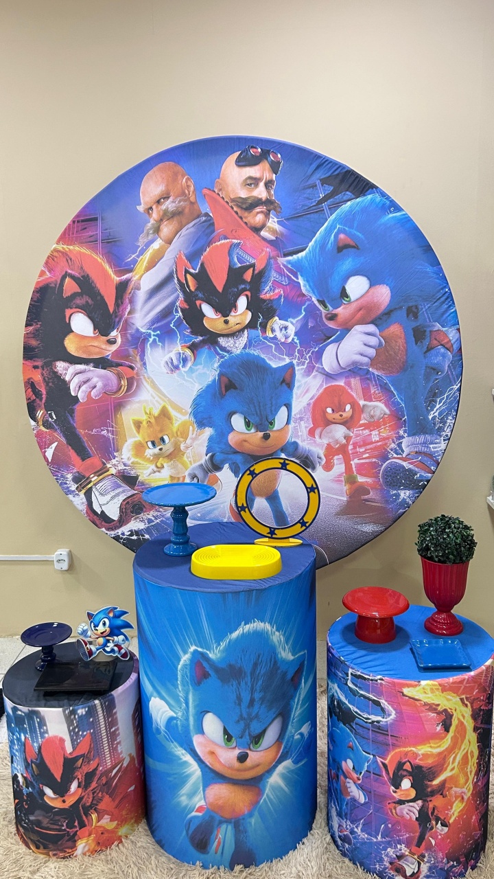 Sonic E Seus Amigos  - FABY FESTAS 
