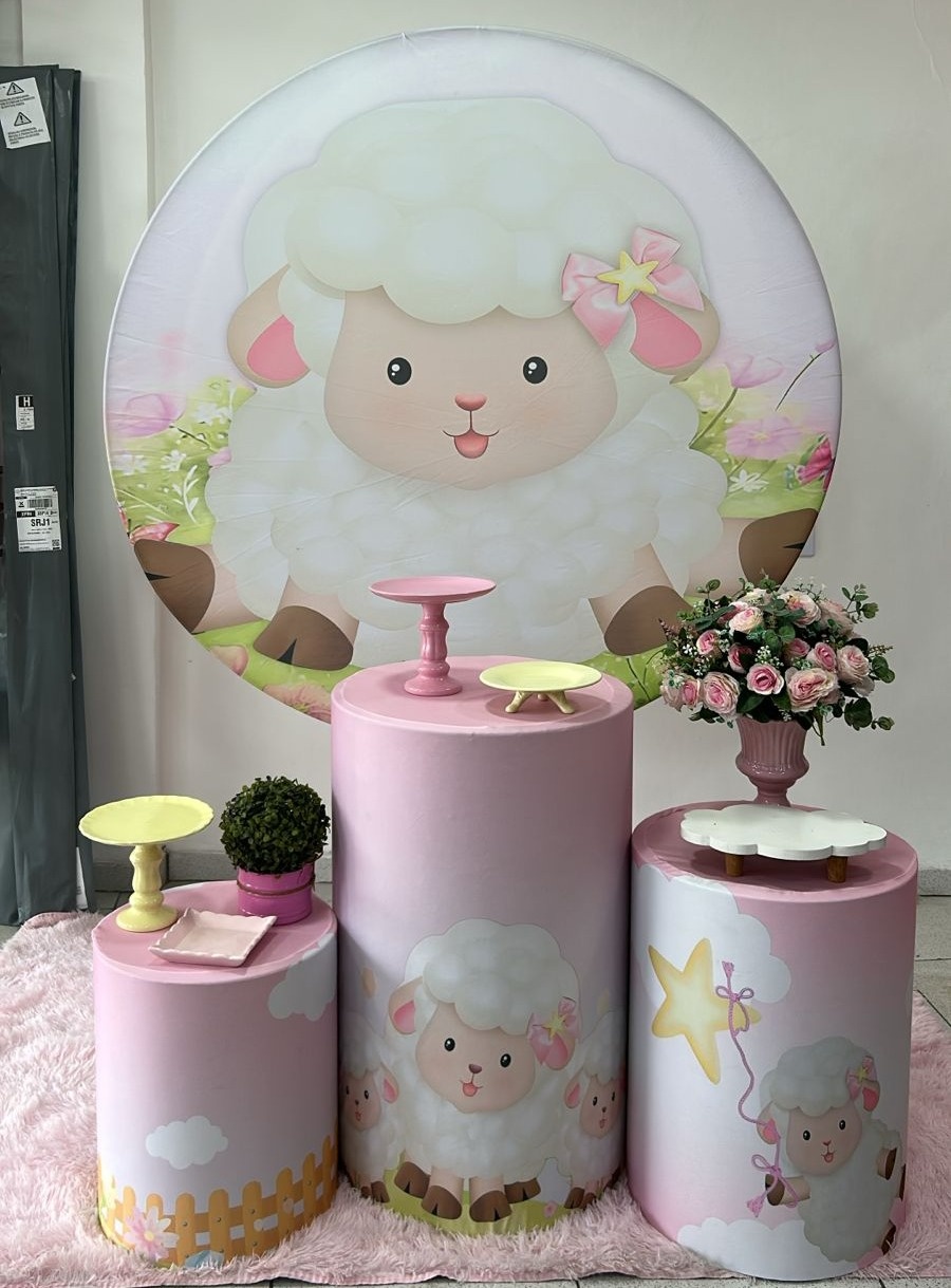 Ovelhinha Rosa - FABY FESTAS 
