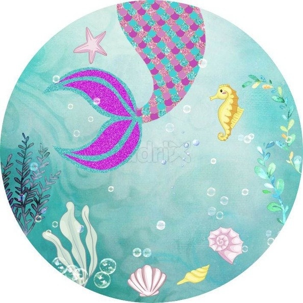Capa de Painel Cauda da Sereia - FABY FESTAS 