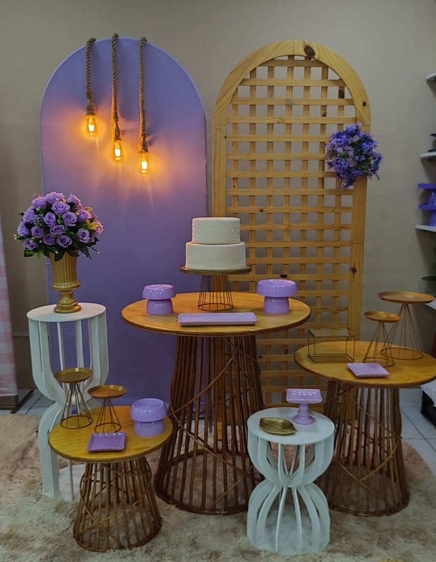 Lilas Com Branco  - FABY FESTAS 