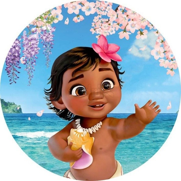 Capa de Painel Moana Baby - FABY FESTAS 