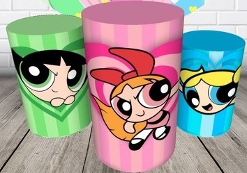Capas de Cilindros Meninas Poderosas - FABY FESTAS 