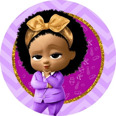 Capa de Painel Poderosa Chefinha Black - FABY FESTAS 