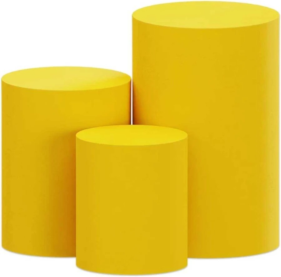  Capas de Cilindro Amarelo P - FABY FESTAS 