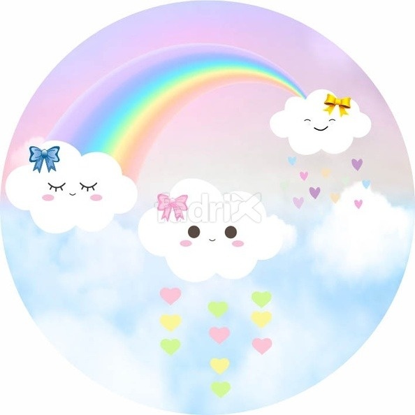 Capa de Painel Chuva de Bênçãos - FABY FESTAS 