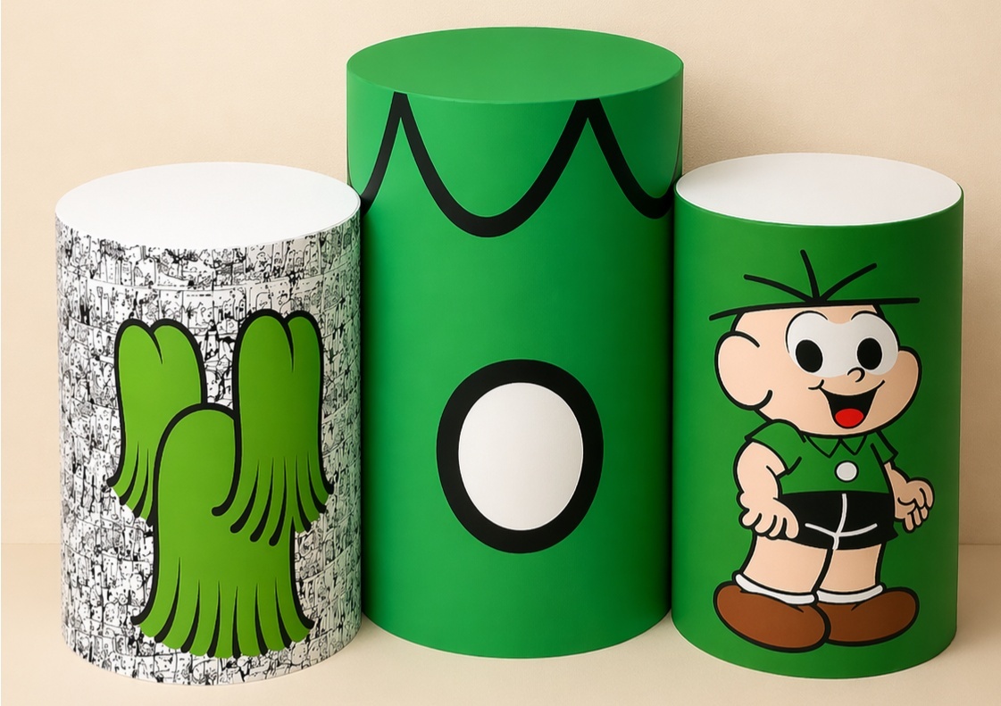 Capas de Cilindros Cebolinha - FABY FESTAS 