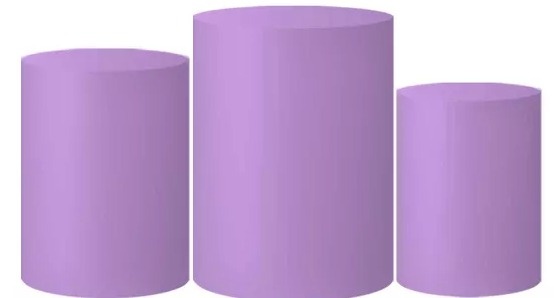 Capas de Cilindro Lilás G - FABY FESTAS 