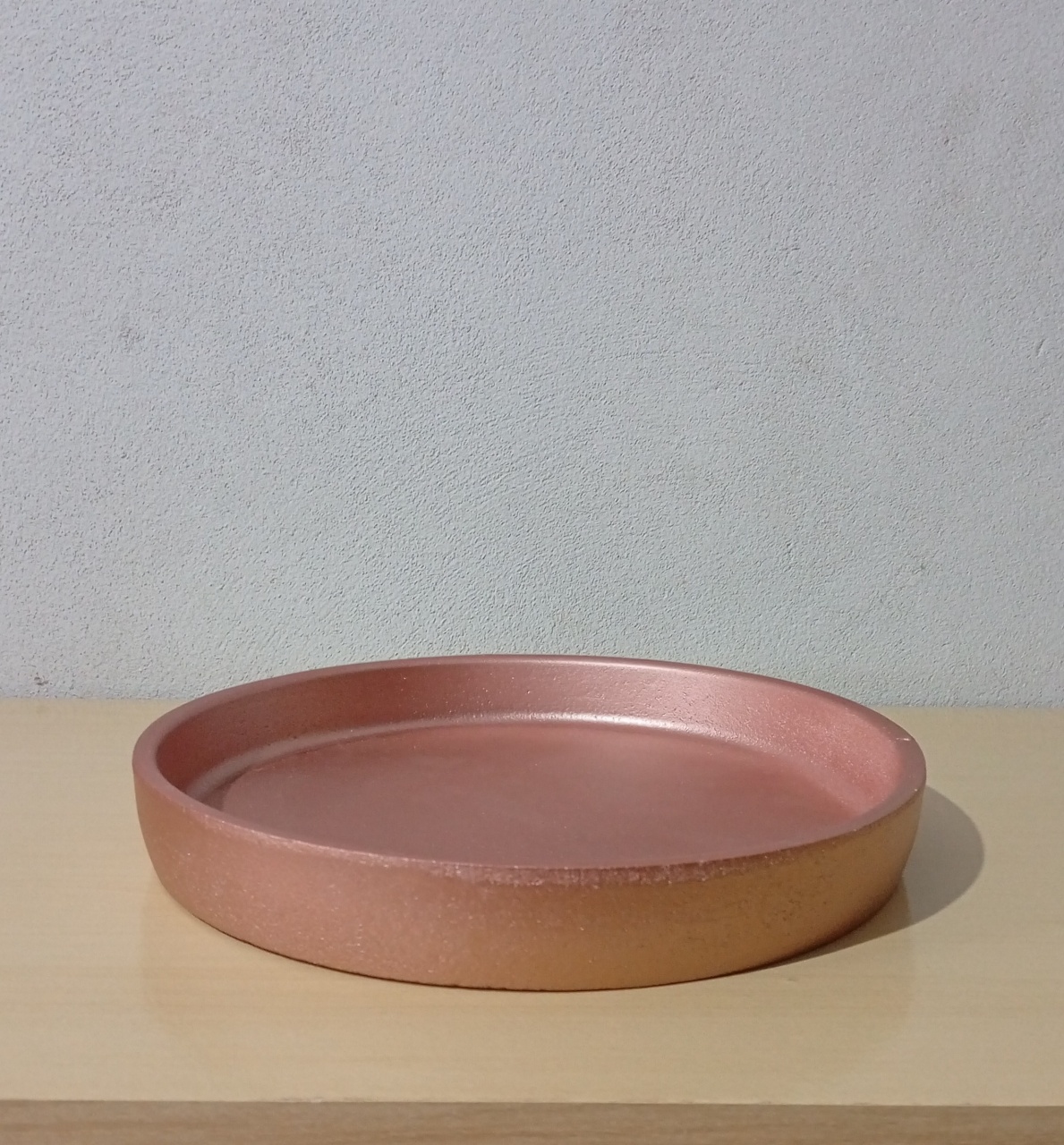 Bandejas  Redondas Metalizadas  Rose Gold - realizar festas 