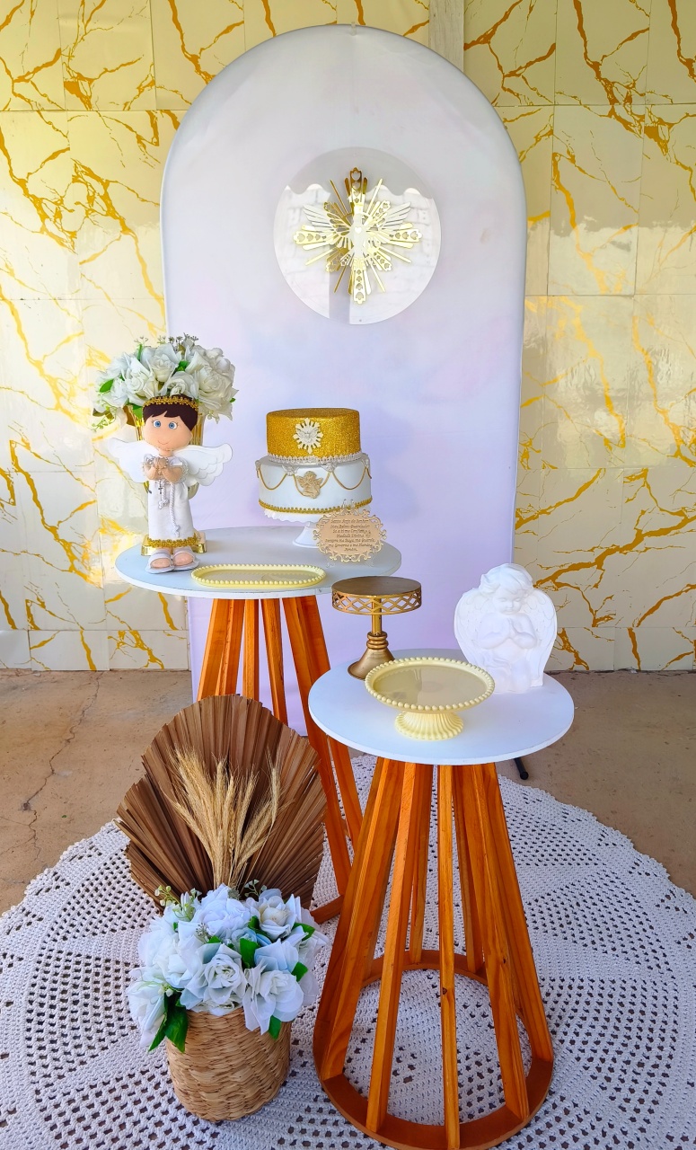 Alugue Tema Para Festa Decoração Batizado (Modelo 4) - Nívea Decor