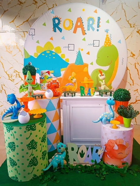 Alugue Tema Para Festa Decoração Dino Baby (Modelo 2) - Nívea Decor