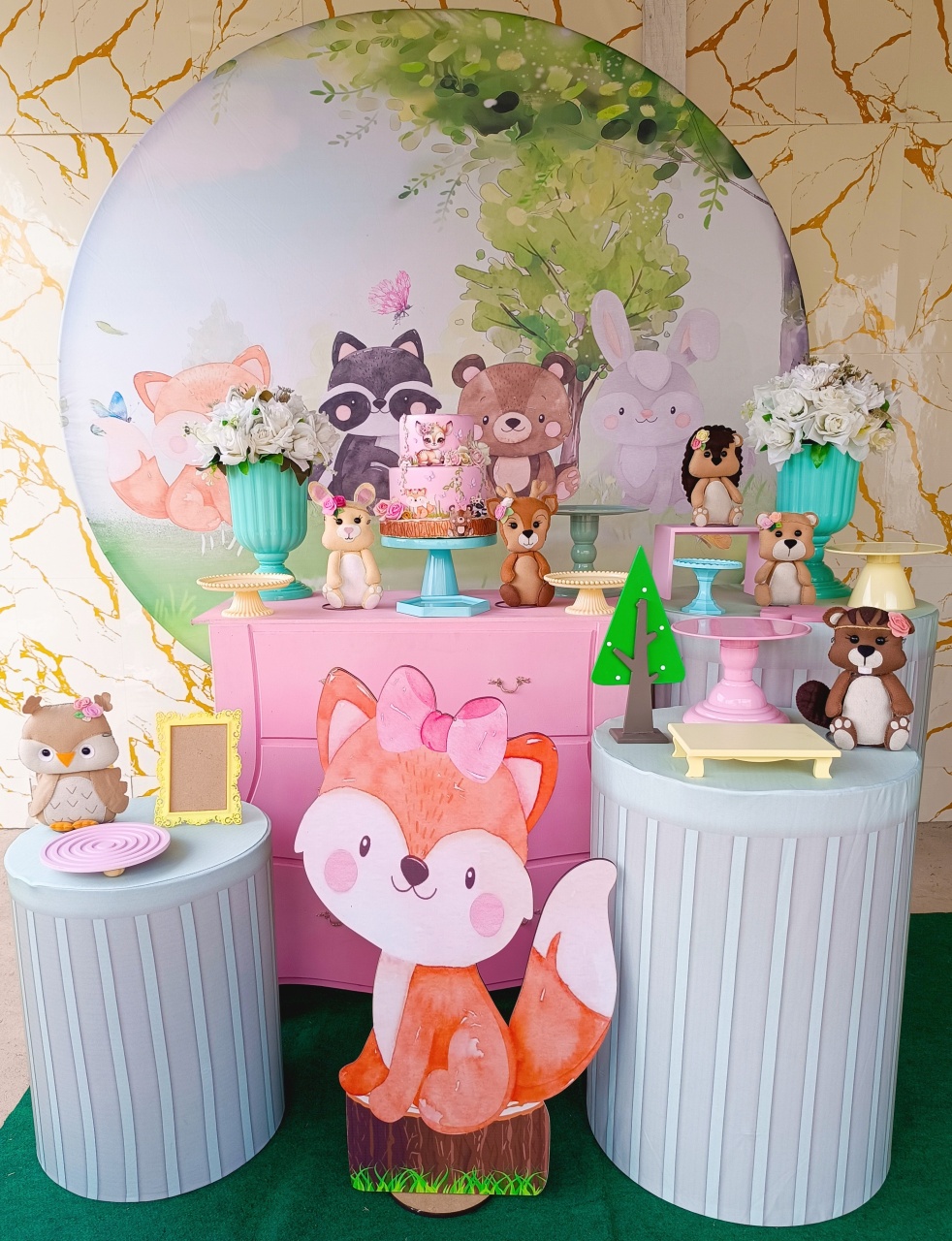 Alugue Tema Para Festa Decoração Bosque (Modelo 2) - Nívea Decor