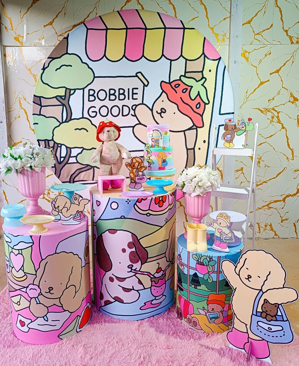 Alugue Tema Para Festa Decoração Bobbie Goods (Modelo 1) - Nívea Decor