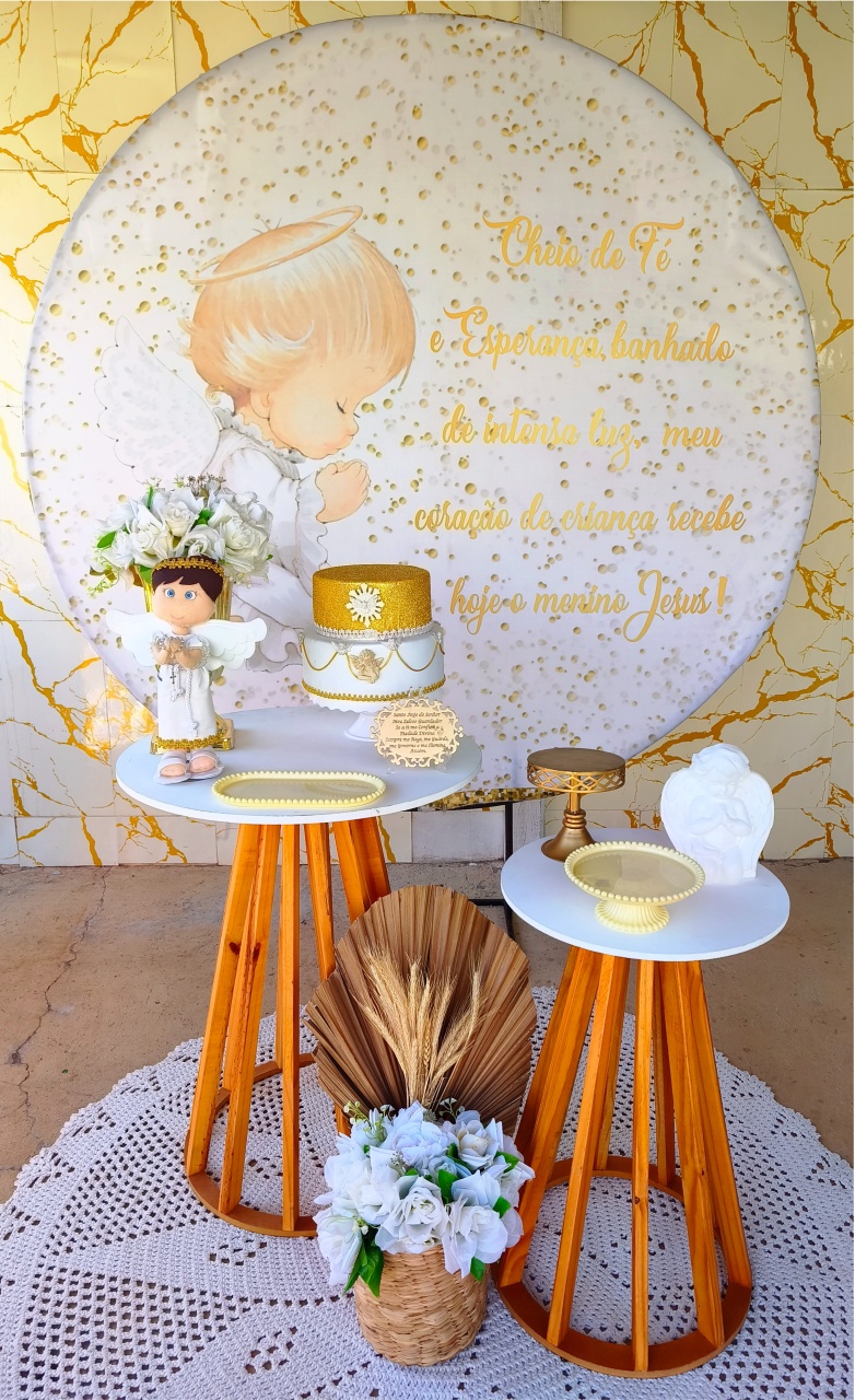 Alugue Tema Para Festa Decoração Batizado (Modelo 3) - Nívea Decor