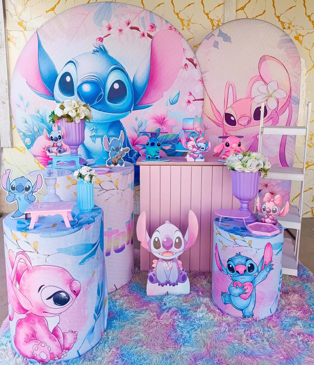 Alugue Tema Para Festa Decoração Stitch (Modelo 3) - Nívea Decor