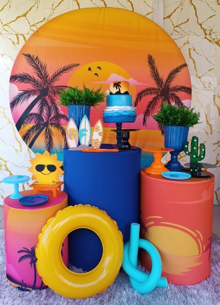 Alugue Tema Para Festa Decoração Tardezinha (Modelo 1) - Nívea Decor