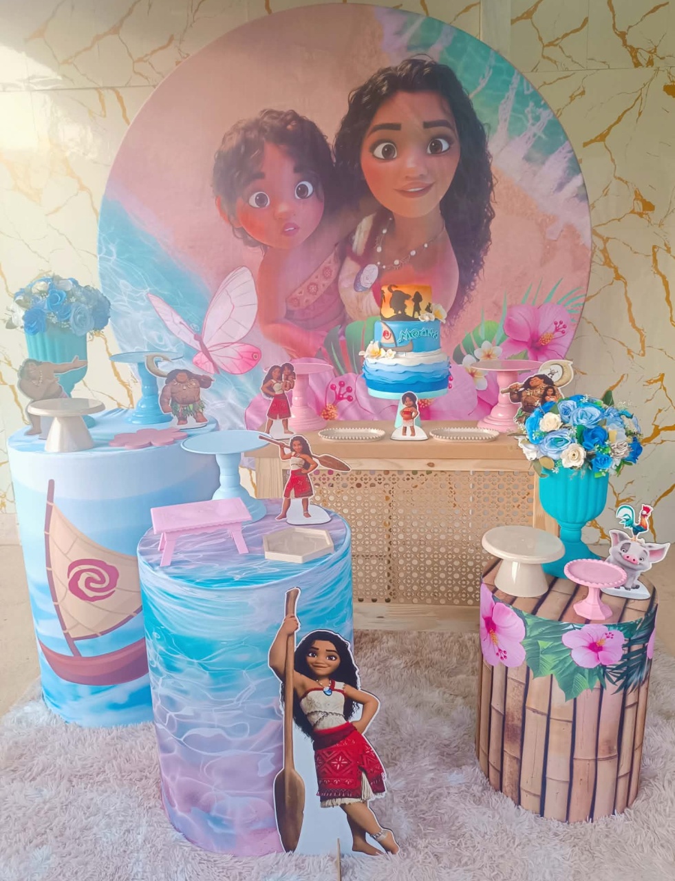 Alugue Tema Para Festa Decoração Moana (Modelo 2) - Nívea Decor