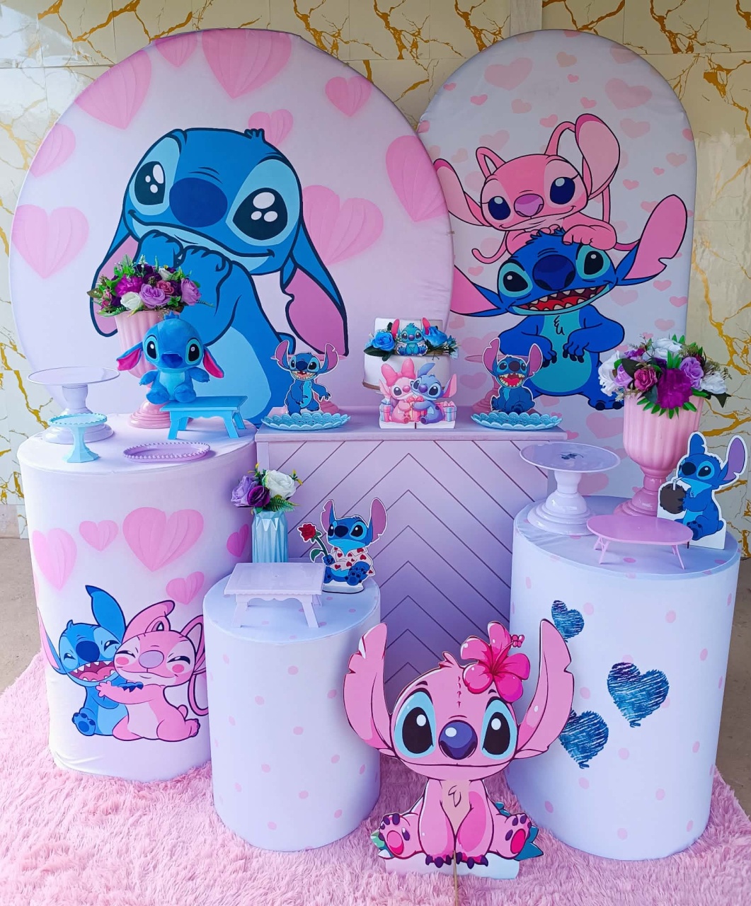 Alugue Tema Para Festa Decoração Stitch (Modelo 6) - Nívea Decor