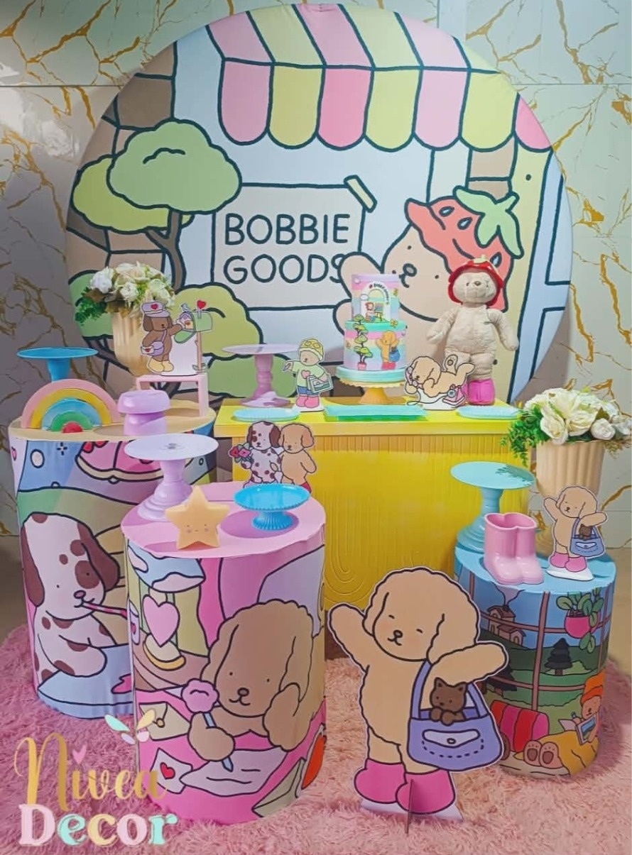Alugue Tema Para Festa Decoração Bobbie Goods (Modelo 2) - Nívea Decor