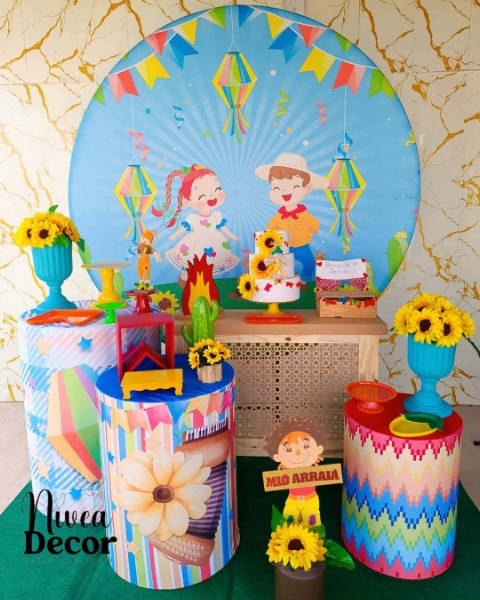 Alugue Tema Para Festa Decoração Festa Junina (Modelo 2) - Nívea Decor