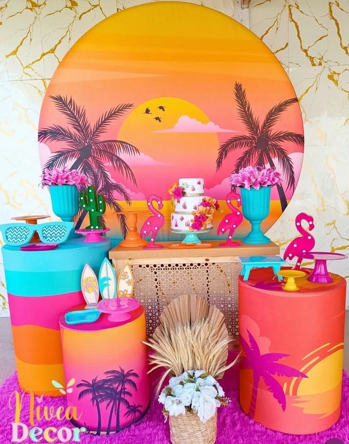 Alugue Tema Para Festa Decoração Tardezinha (Modelo 2) - Nívea Decor