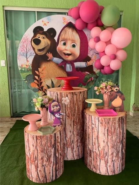 Kit M Masha E O Urso - LUVI FESTAS