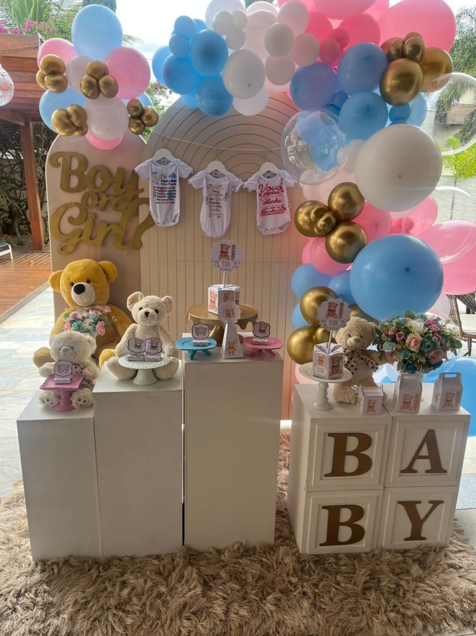 Kit G Chá Revelação - LUVI FESTAS