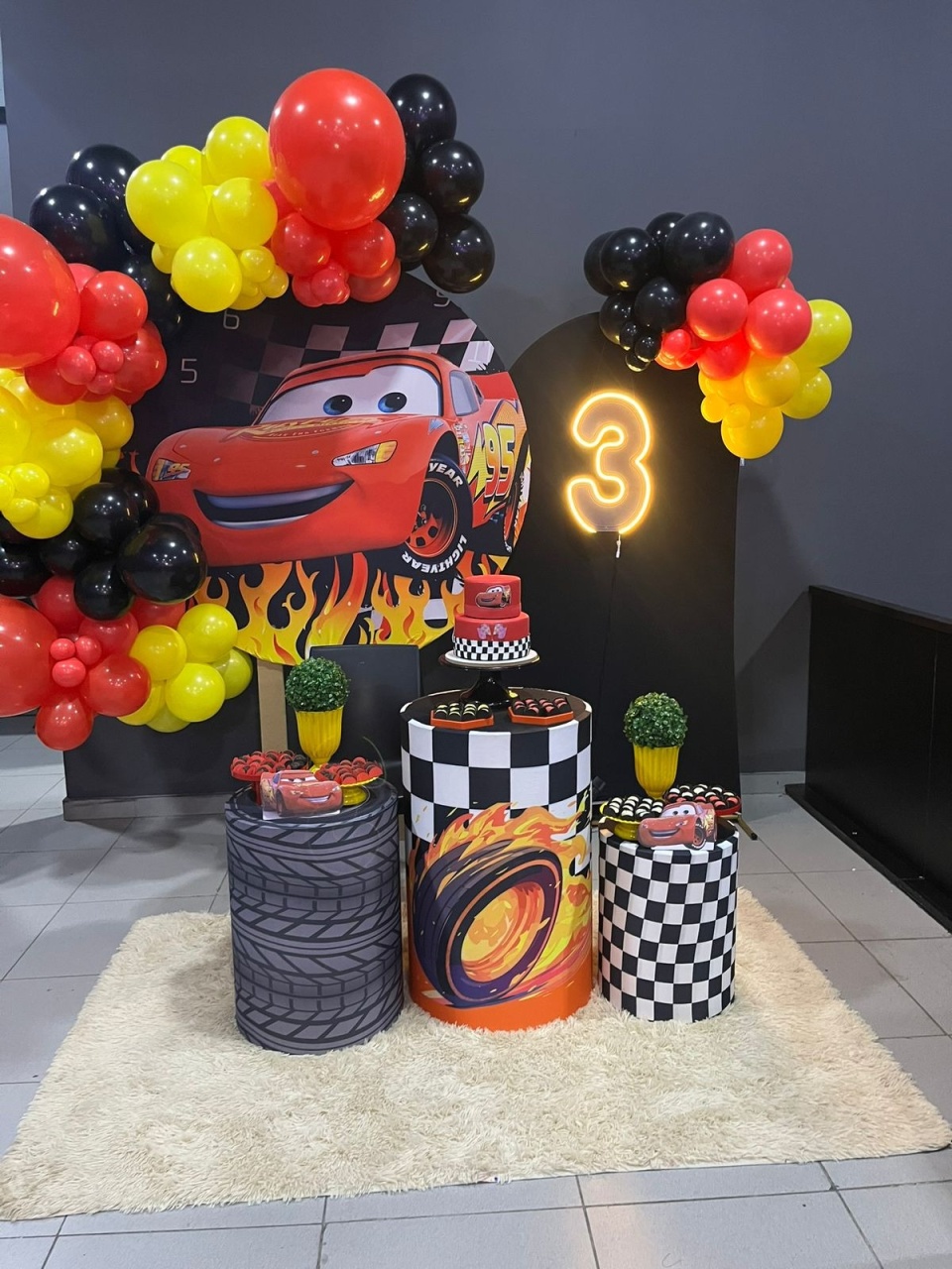 Kit M Relampago Mcqueen - LUVI FESTAS