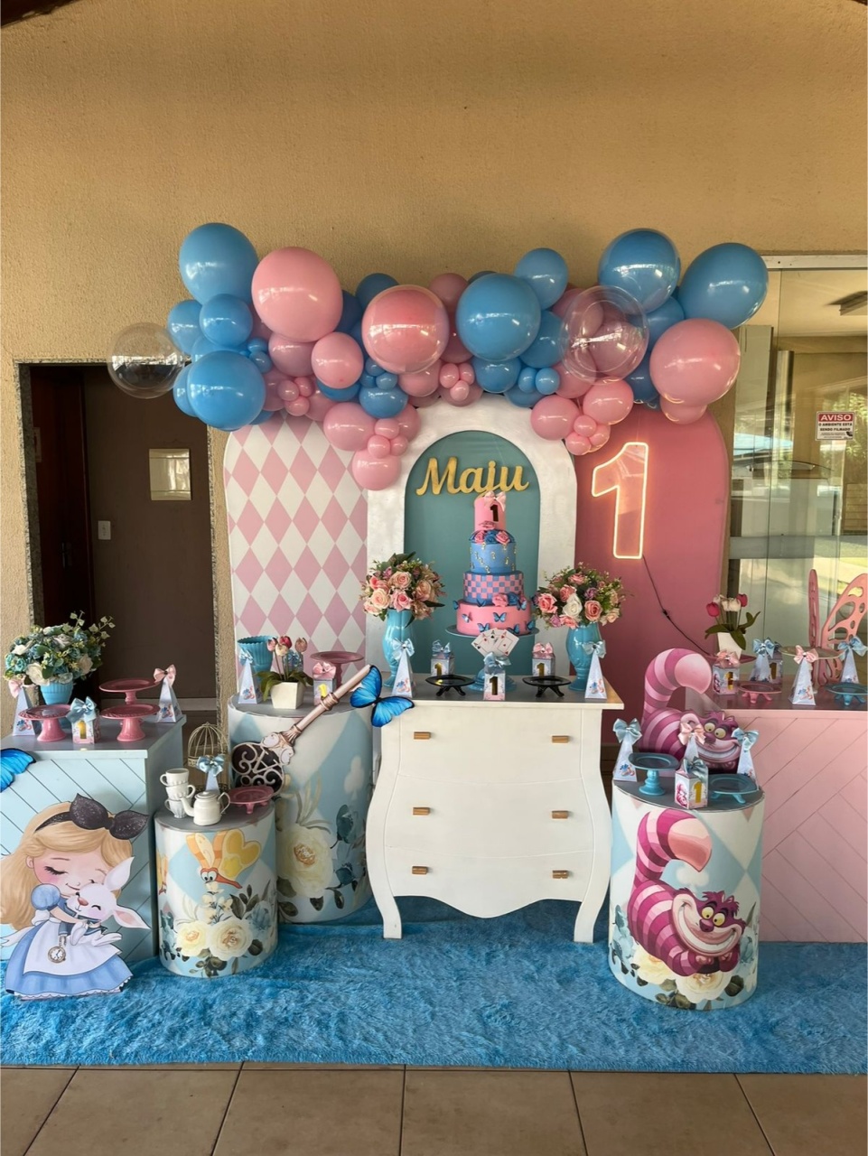 Kit G Alice No País das Maravilhas - LUVI FESTAS