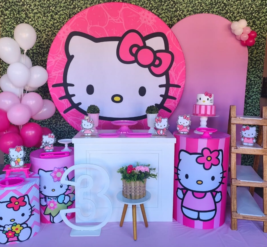 Hello Kitty - Kit Premium  - Pegue Monte Araucária