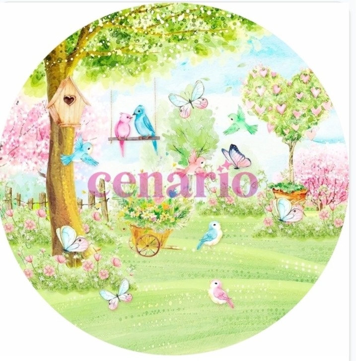 Capa Painel 50X50 Jardim Encantado  - Pegue Monte Araucária
